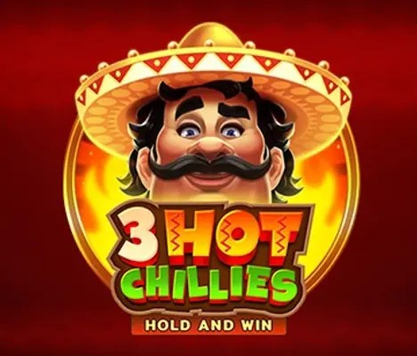 3 Hot Chillies slot logo by 3 Oaks Gaming at Sol Casino