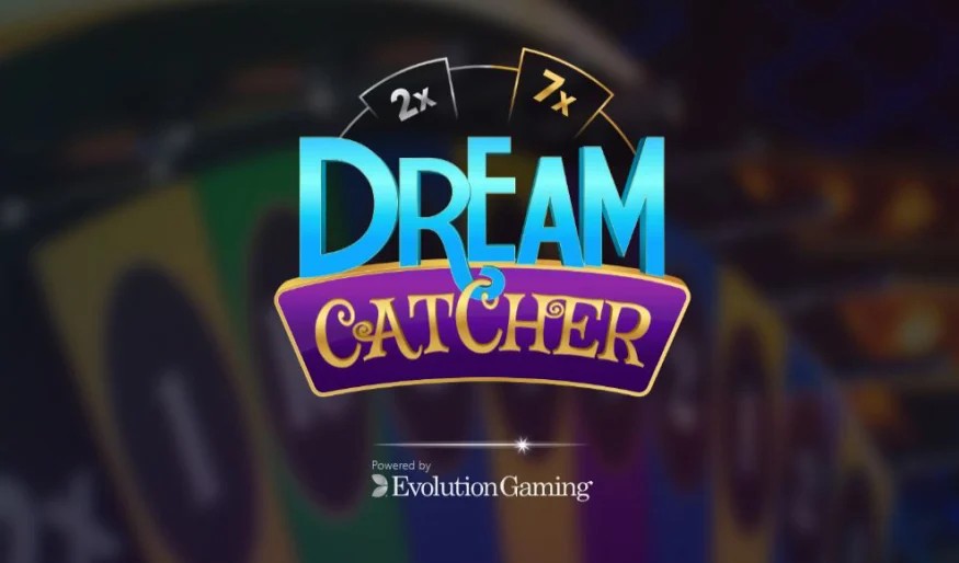 Dream Catcher slot visual from Evolution available on solcasino-de.eu