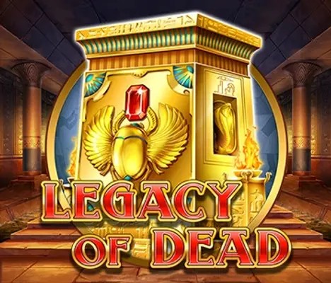 Slots logo of Legacy of Dead from Play’n GO at Sol Casino