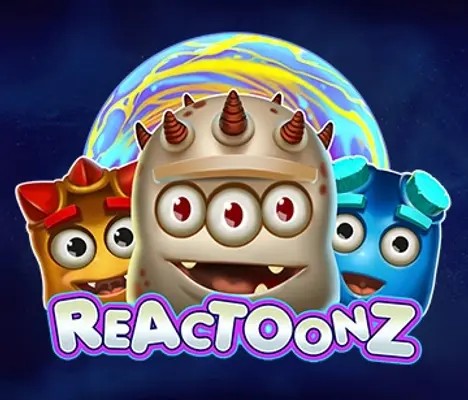 Reactoonz by Play’n GO, showcased at solcasino-de.eu – game logo